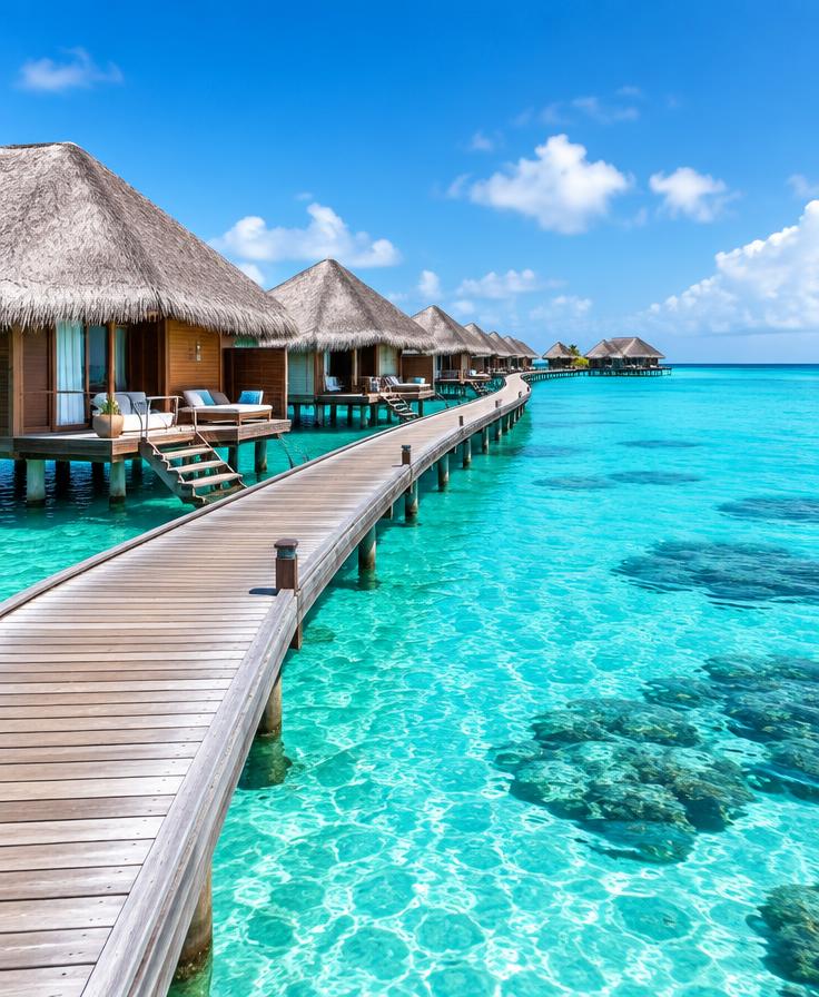Luxury trip to Maldives